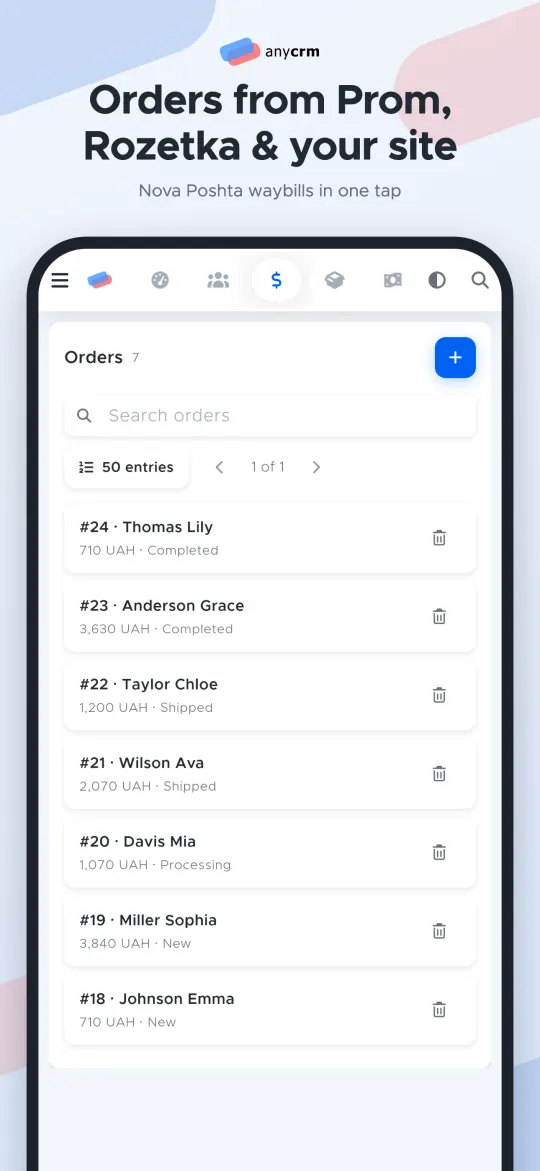 Orders