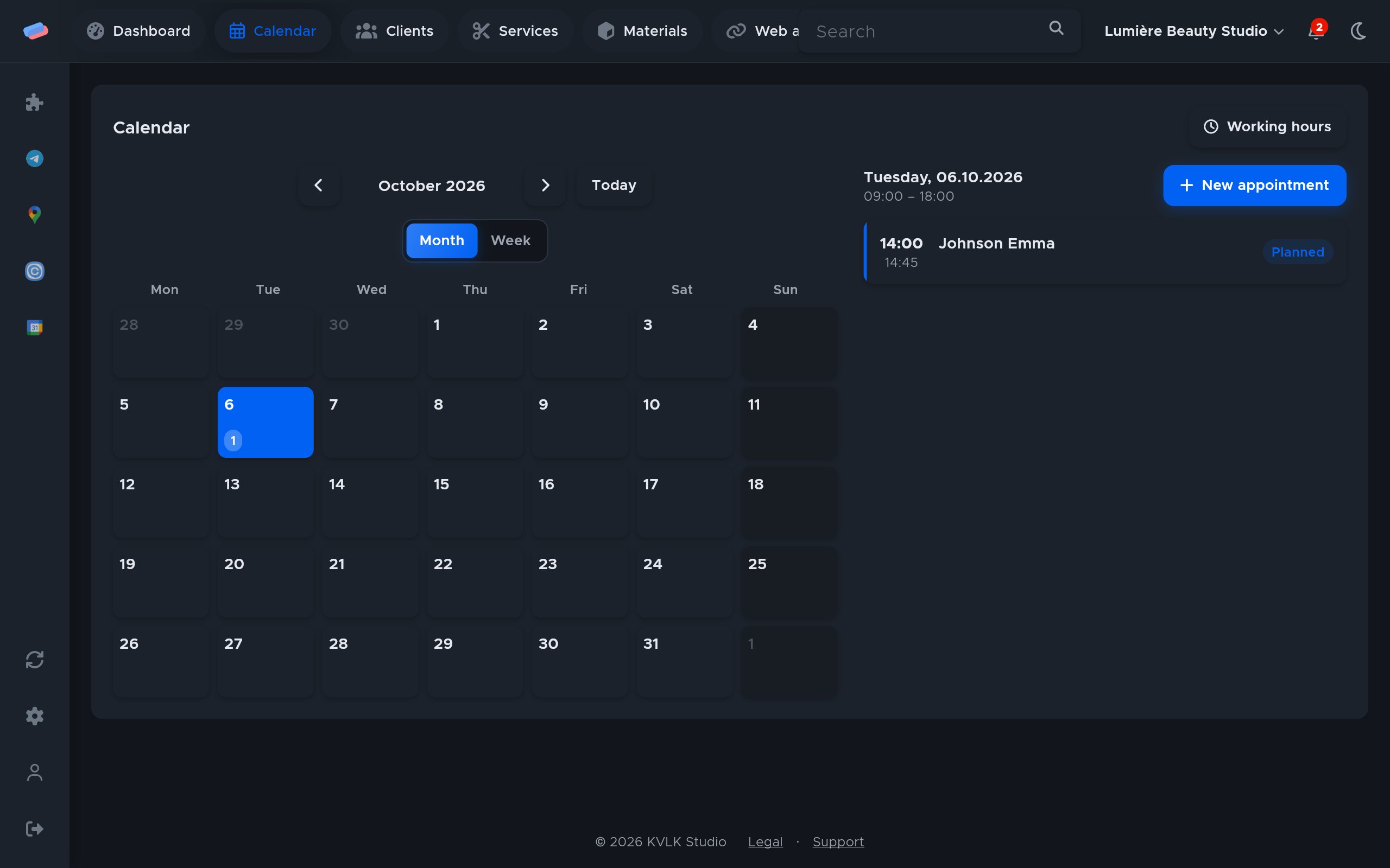 Where “Calendly” works: how it looks in anyCRM