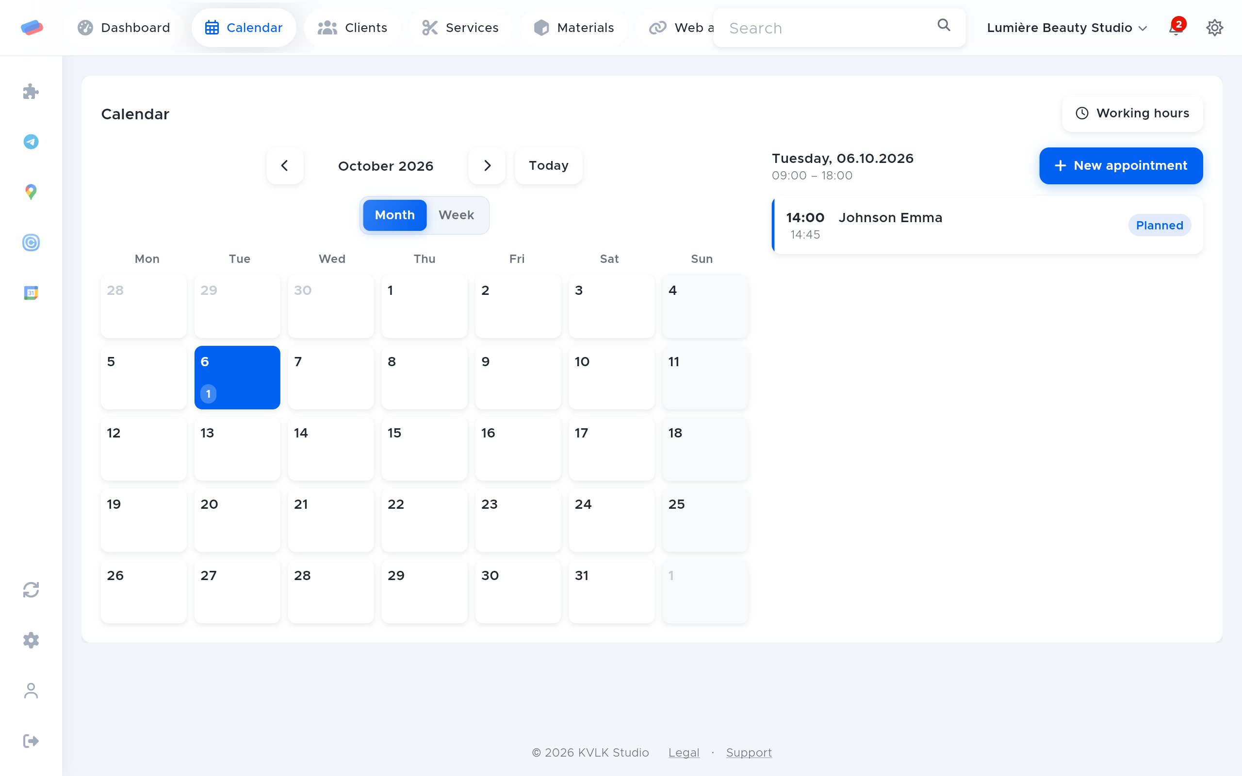 Where “Calendly” works: how it looks in anyCRM
