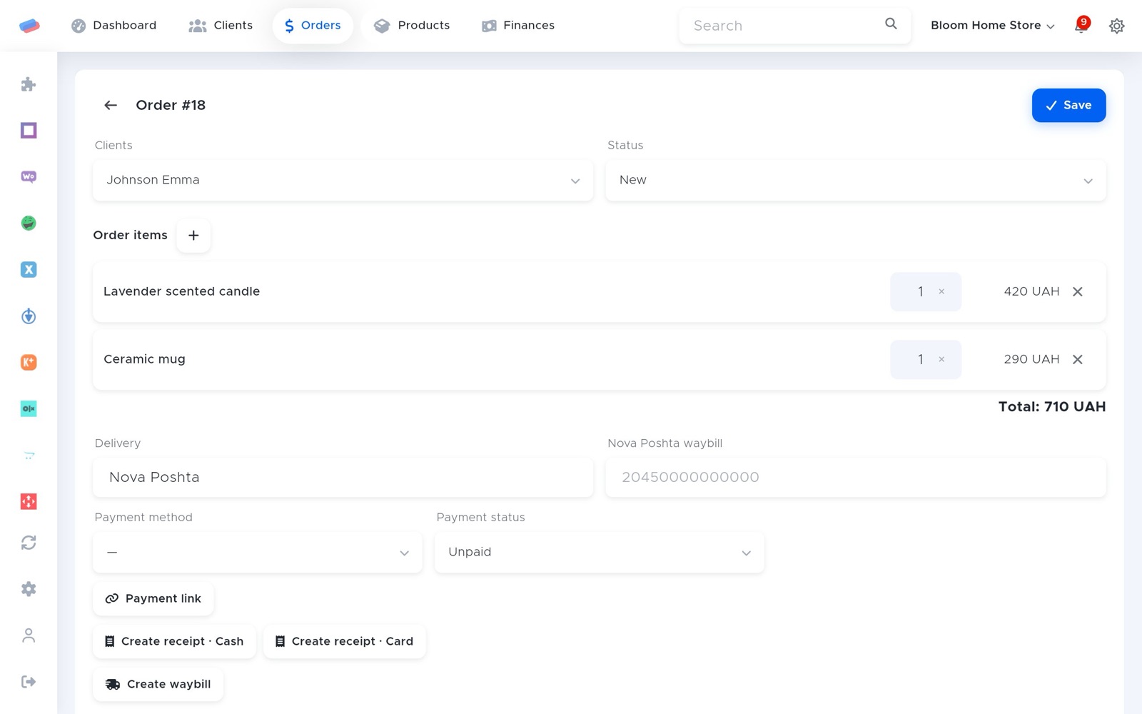 Where “Fondy” works: how it looks in anyCRM