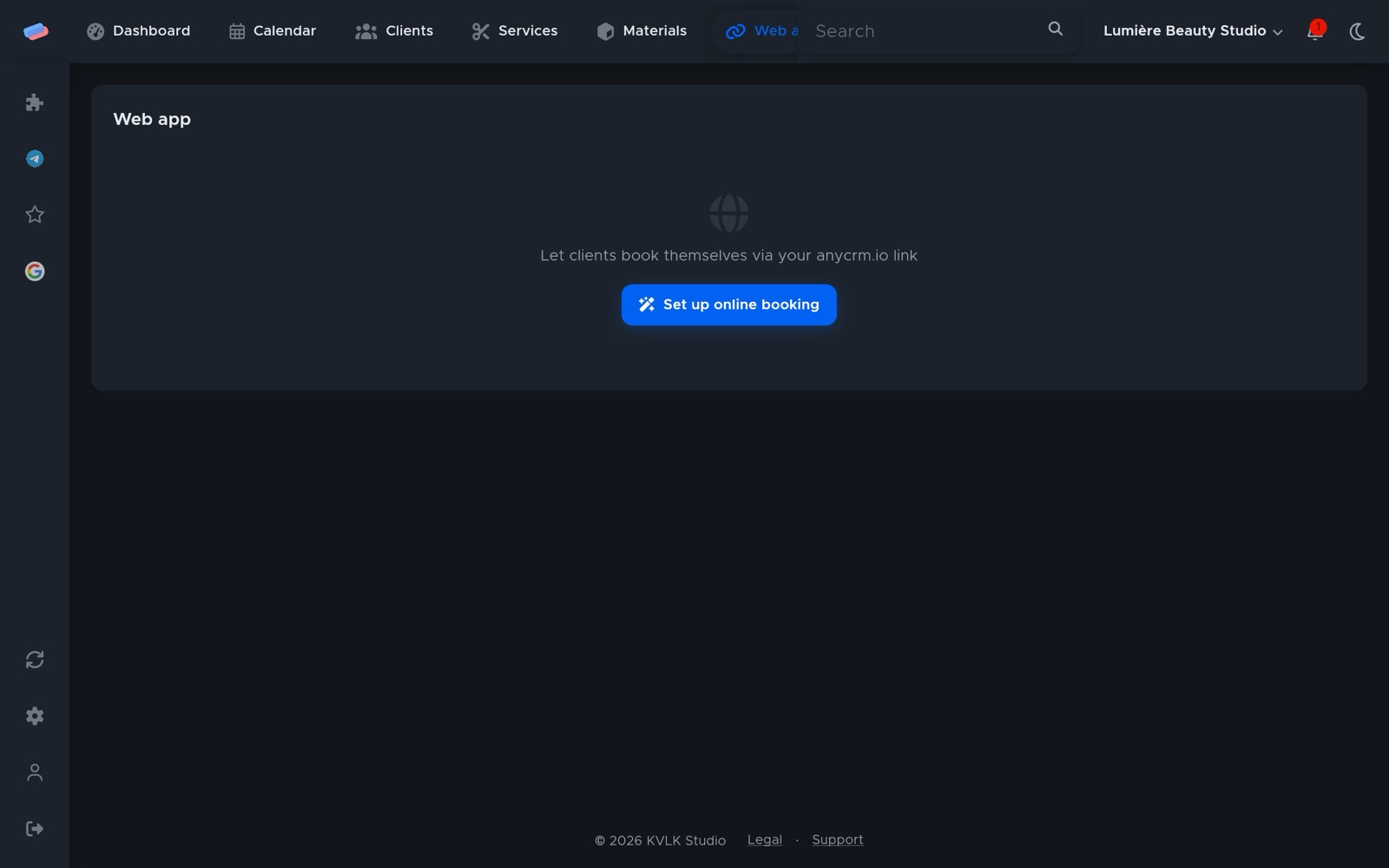 Where “Venue Telegram bot” works: how it looks in anyCRM